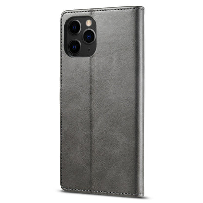 LC.IMEEKE Shockproof PU Leather Phone Shell with Stand Wallet Design for iPhone 13 Pro Max 6.7 inch