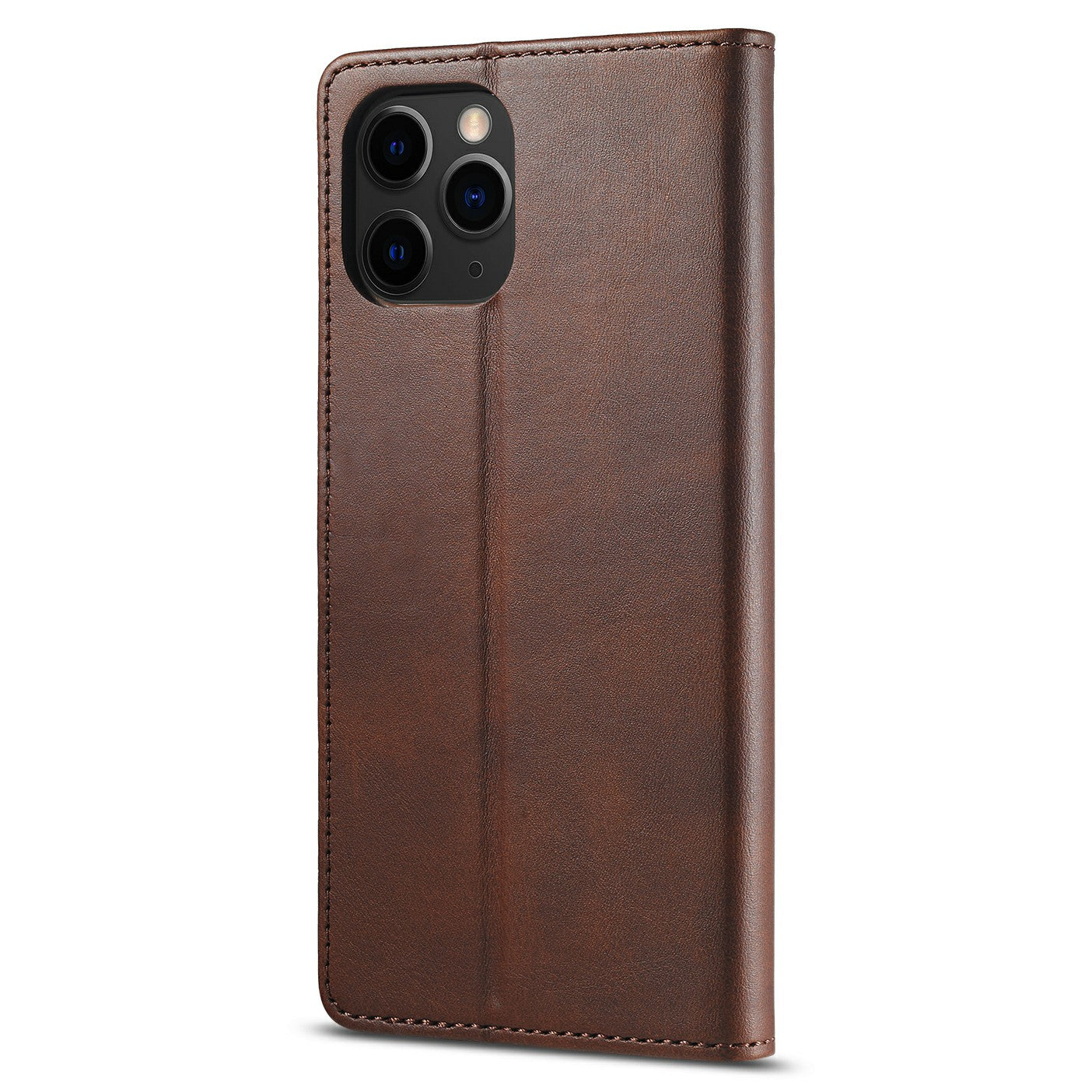 LC.IMEEKE Shockproof PU Leather Phone Shell with Stand Wallet Design for iPhone 13 Pro Max 6.7 inch