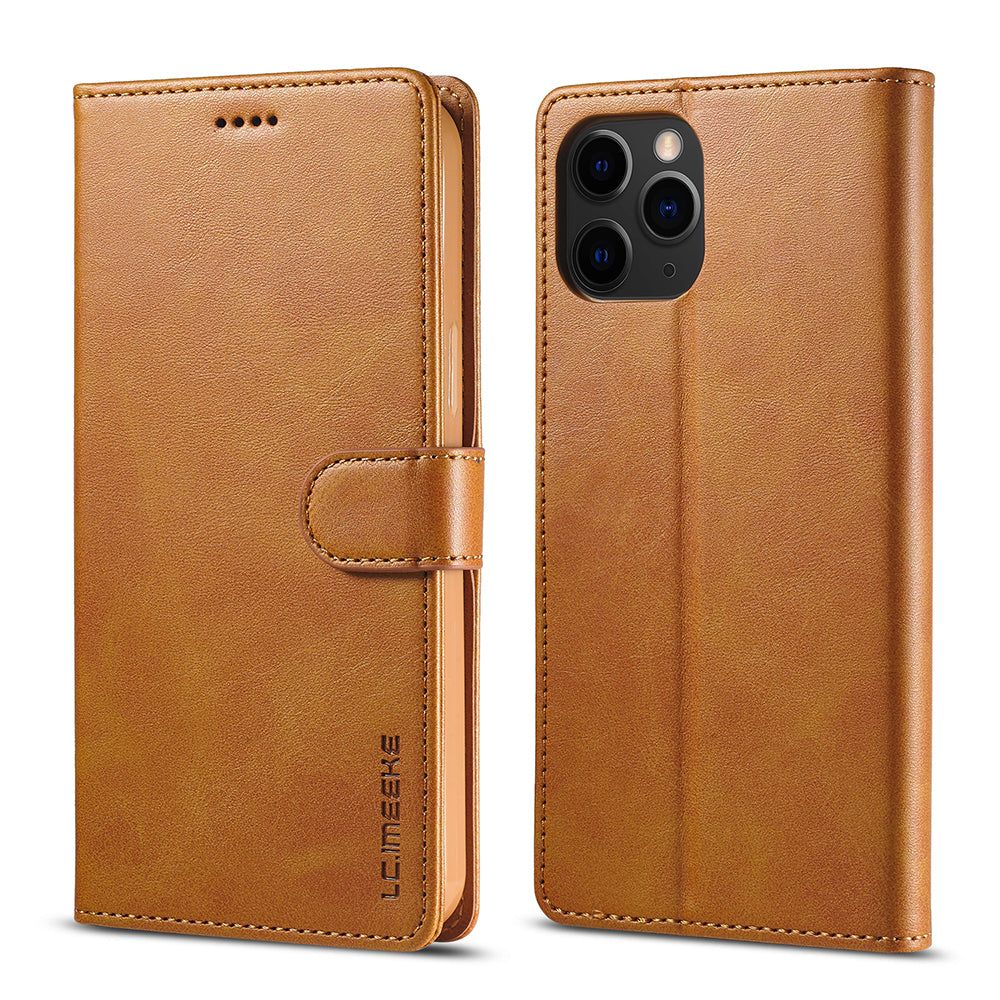 LC.IMEEKE Wallet Design Leather Case Shell with Stand for iPhone 13 Pro 6.1 inch)
