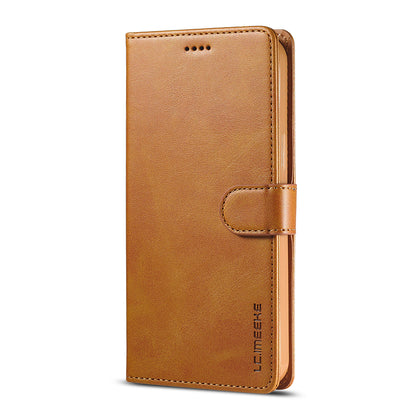 LC.IMEEKE Wallet Design Leather Case Shell with Stand for iPhone 13 Pro 6.1 inch)