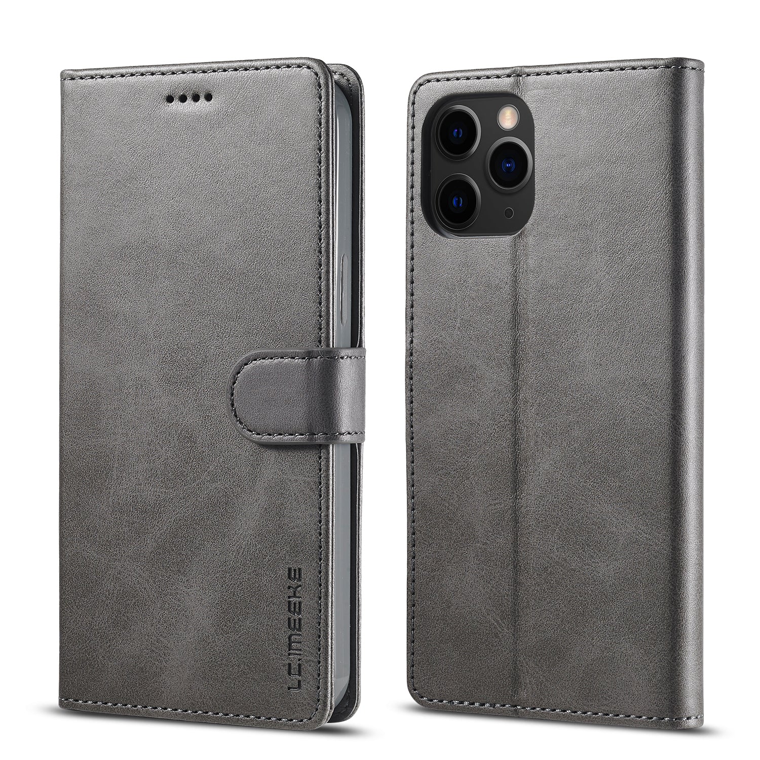 LC.IMEEKE Wallet Design Leather Case Shell with Stand for iPhone 13 Pro 6.1 inch)