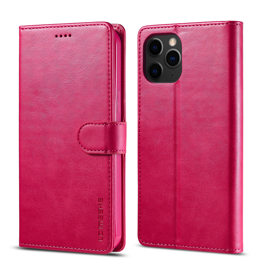 LC.IMEEKE Wallet Design Leather Case Shell with Stand for iPhone 13 Pro 6.1 inch)