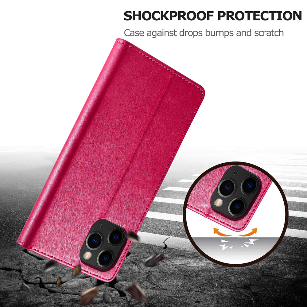 LC.IMEEKE Wallet Design Leather Case Shell with Stand for iPhone 13 Pro 6.1 inch)