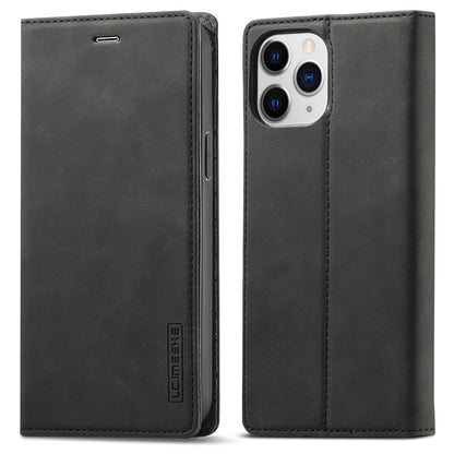 LC.IMEEKE LC Strong Magnetic Series Wallet Stand Design Shockproof PU Leather Phone Case Cover for iPhone 13 Pro 6.1 inch