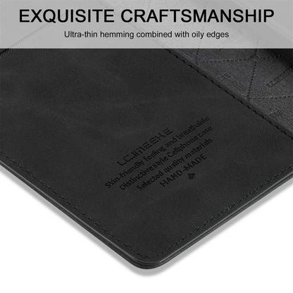 LC.IMEEKE LC Strong Magnetic Series Wallet Stand Design Shockproof PU Leather Phone Case Cover for iPhone 13 Pro 6.1 inch