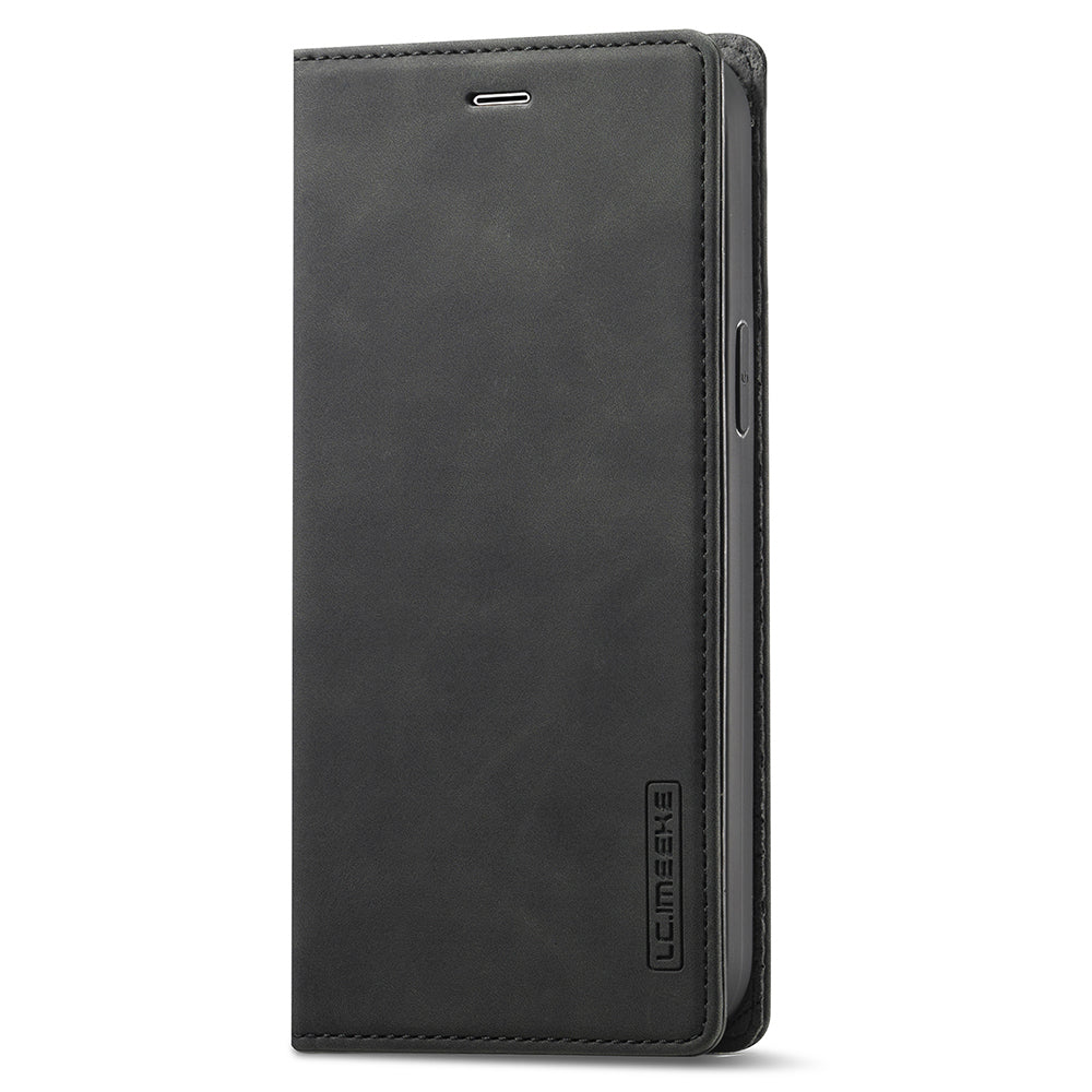 LC.IMEEKE LC Strong Magnetic Series Wallet Stand Design Shockproof PU Leather Phone Case Cover for iPhone 13 Pro 6.1 inch