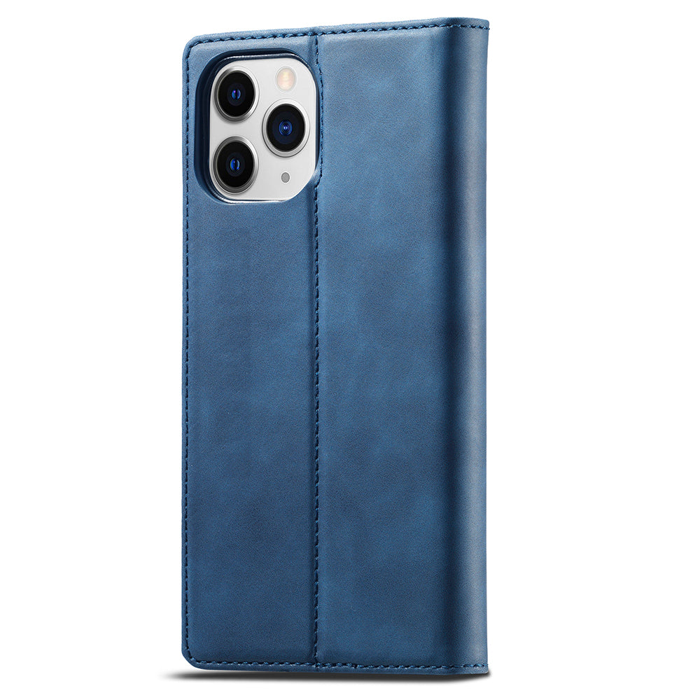 LC.IMEEKE LC Strong Magnetic Series Wallet Stand Design Shockproof PU Leather Phone Case Cover for iPhone 13 Pro 6.1 inch