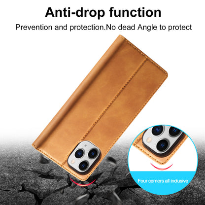 LC.IMEEKE LC Strong Magnetic Series Wallet Stand Design Shockproof PU Leather Phone Case Cover for iPhone 13 Pro 6.1 inch
