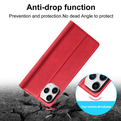 LC.IMEEKE LC Strong Magnetic Series Wallet Stand Design Shockproof PU Leather Phone Case Cover for iPhone 13 Pro 6.1 inch
