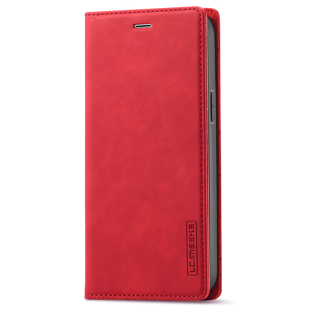 LC.IMEEKE LC Strong Magnetic Series Wallet Stand Design Shockproof PU Leather Phone Case Cover for iPhone 13 Pro 6.1 inch