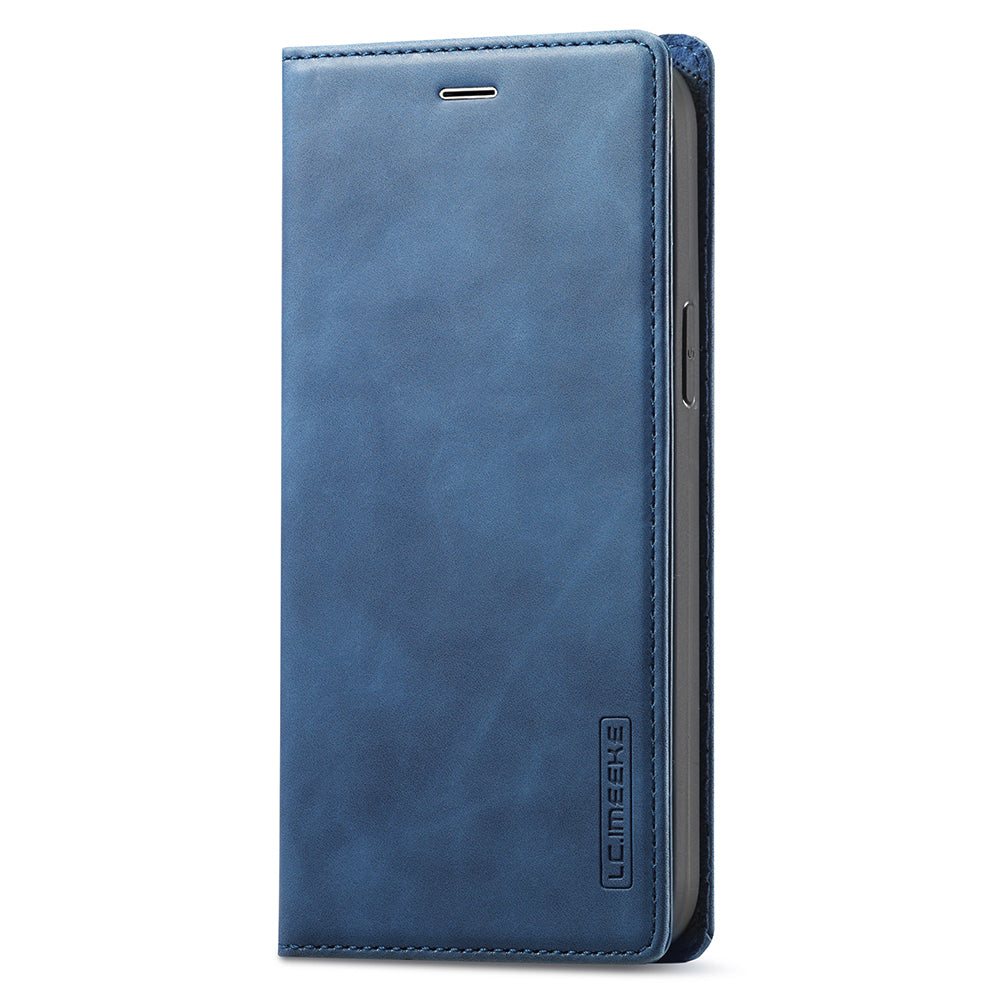 LC.IMEEKE LC Strong Magnetic Series Auto-absorbed Leather Stand Phone Shell with Wallet for iPhone 13 Pro Max 6.7 inch