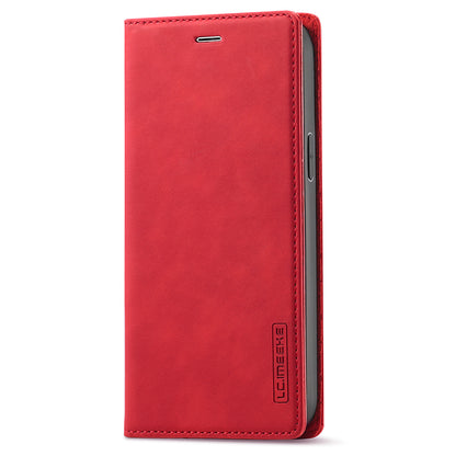 LC.IMEEKE LC Strong Magnetic Series Auto-absorbed Leather Stand Phone Shell with Wallet for iPhone 13 Pro Max 6.7 inch