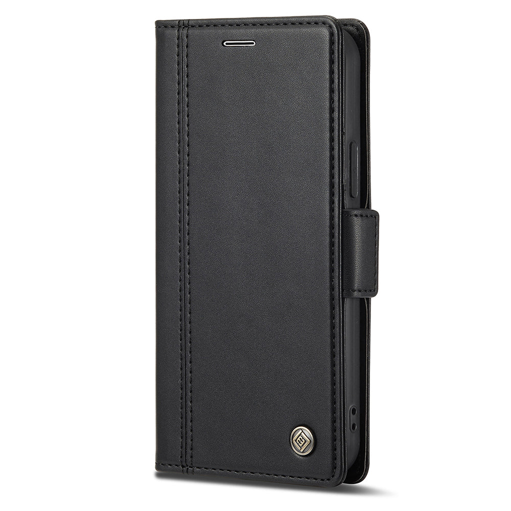 LC.IMEEKE Shockproof PU Leather Wallet Stand Phone Shell for iPhone 13 Pro Max 6.7 inch