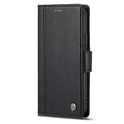 LC.IMEEKE Shockproof PU Leather Wallet Stand Phone Shell for iPhone 13 Pro Max 6.7 inch