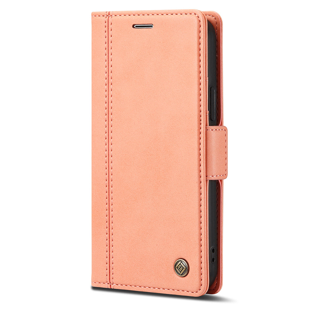 LC.IMEEKE Shockproof PU Leather Wallet Stand Phone Shell for iPhone 13 Pro Max 6.7 inch