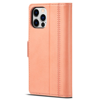 LC.IMEEKE Shockproof PU Leather Wallet Stand Phone Shell for iPhone 13 Pro Max 6.7 inch