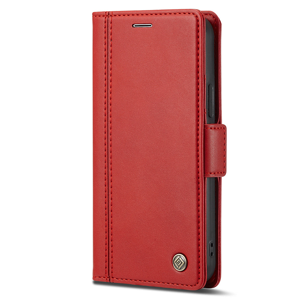 LC.IMEEKE Shockproof PU Leather Wallet Stand Phone Shell for iPhone 13 Pro Max 6.7 inch