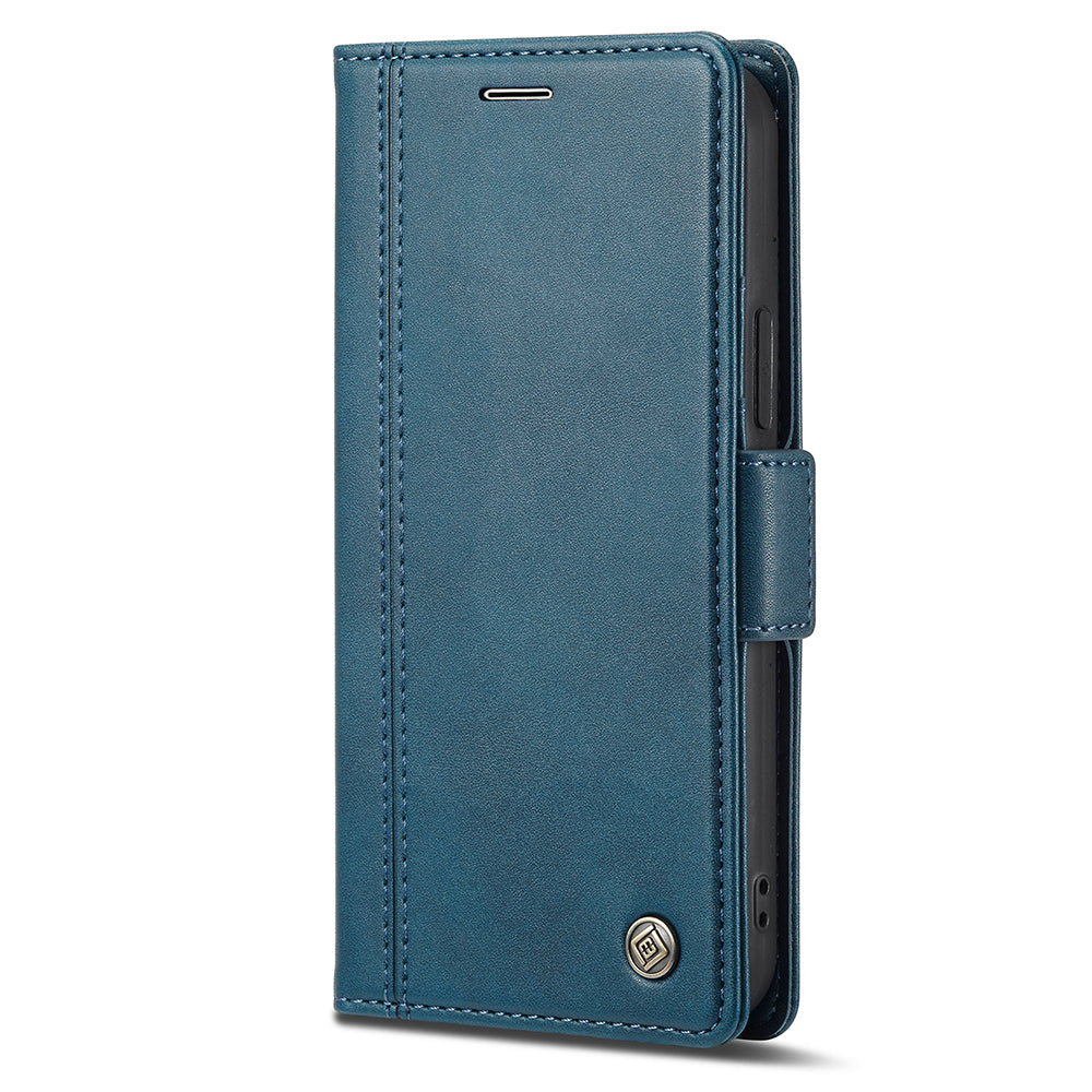 LC.IMEEKE Shockproof PU Leather Wallet Stand Phone Shell for iPhone 13 Pro Max 6.7 inch