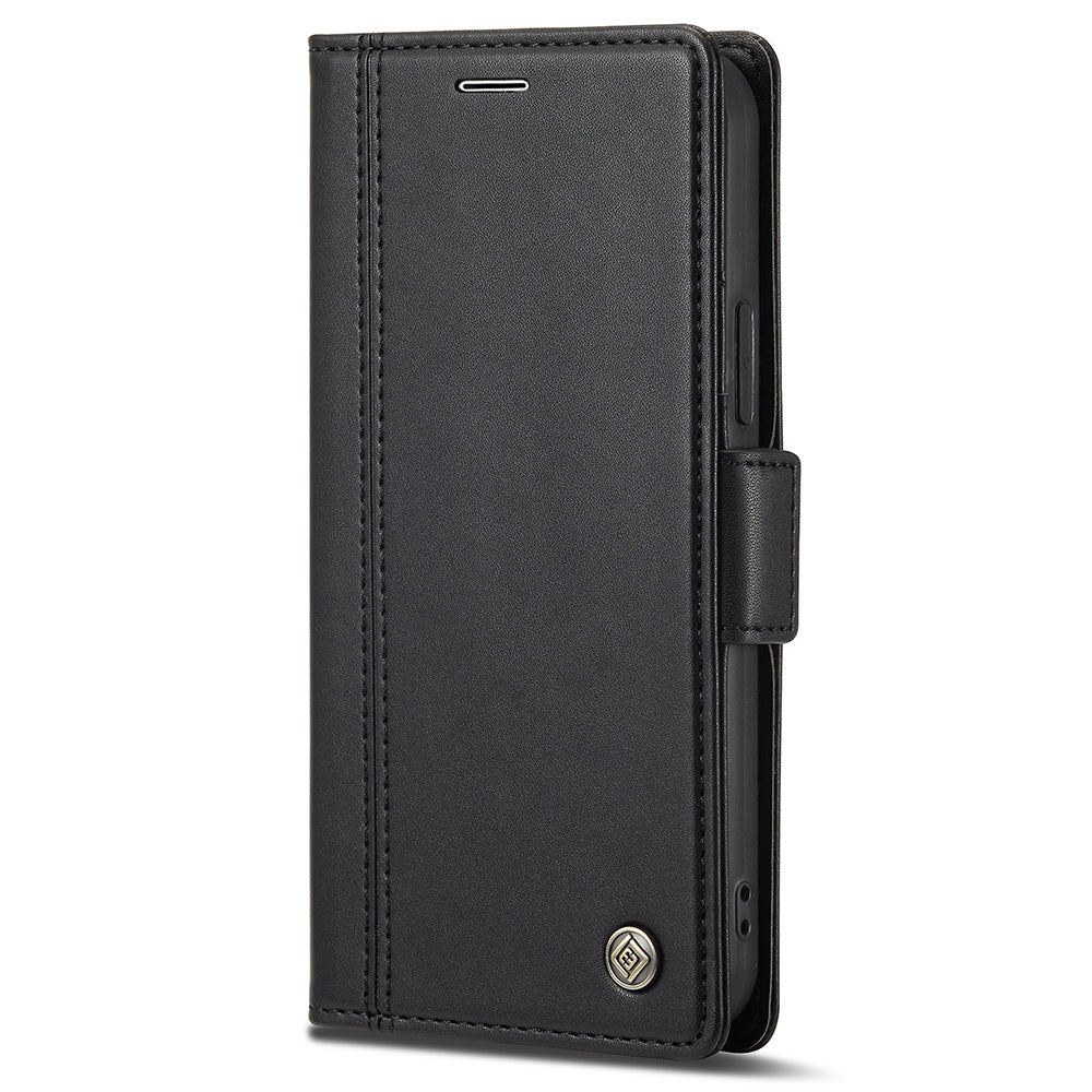 LC.IMEEKE Shockproof Full Protection PU Leather Card Slots Wallet Phone Shell with Stand for iPhone 13 Pro 6.7 inch