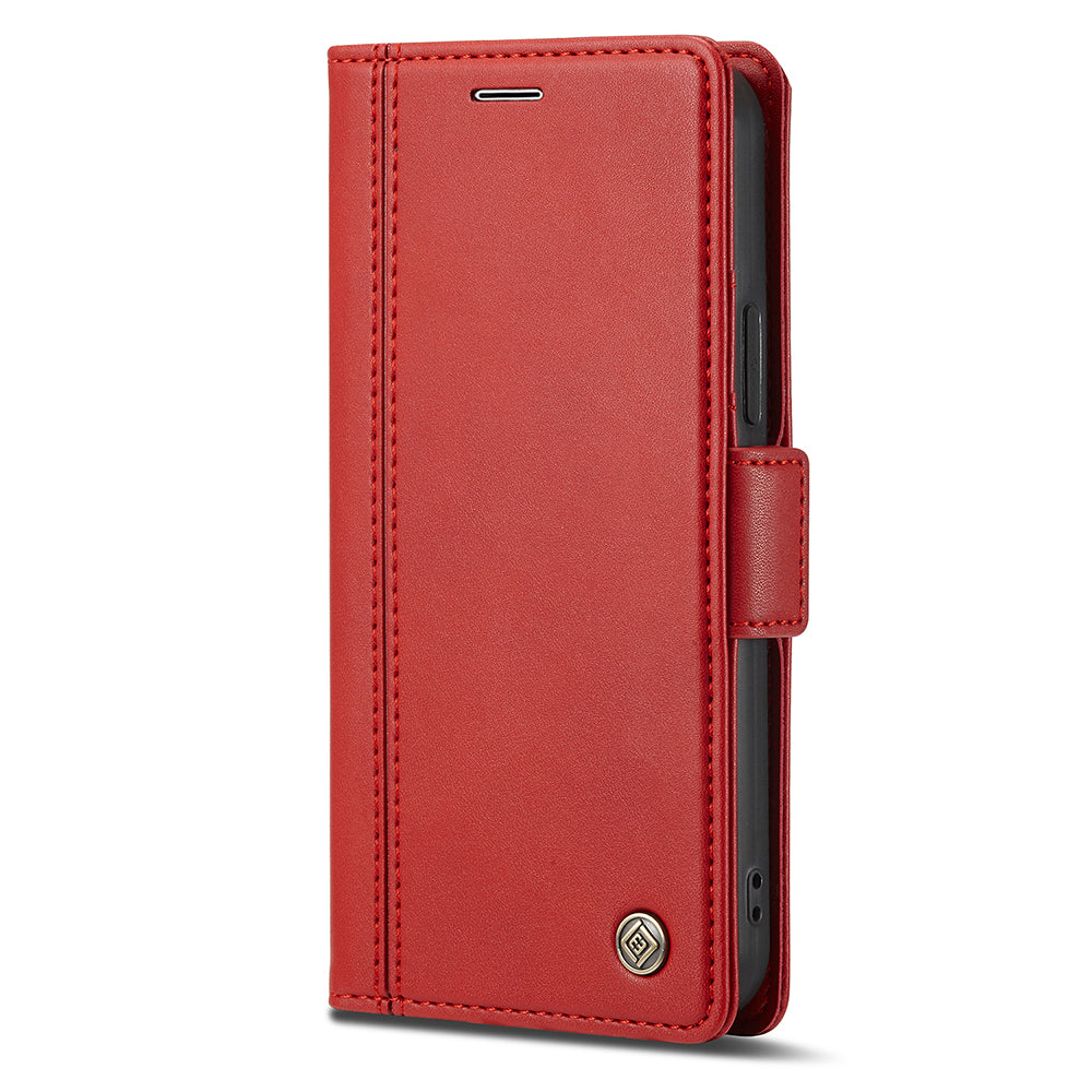 LC.IMEEKE Shockproof Full Protection PU Leather Card Slots Wallet Phone Shell with Stand for iPhone 13 Pro 6.7 inch