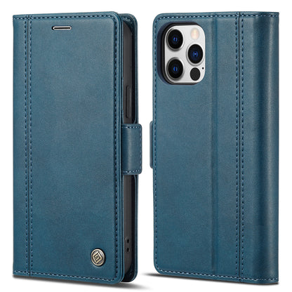 LC.IMEEKE Shockproof Full Protection PU Leather Card Slots Wallet Phone Shell with Stand for iPhone 13 Pro 6.7 inch