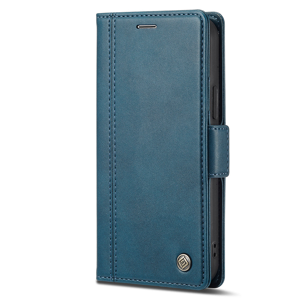 LC.IMEEKE Shockproof Full Protection PU Leather Card Slots Wallet Phone Shell with Stand for iPhone 13 Pro 6.7 inch