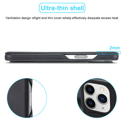 LC.IMEEKE Vintage PU Leather Case Shell with Stand and Card Slot for iPhone 13 Pro 6.1 inch