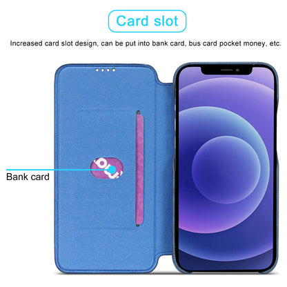 LC.IMEEKE Vintage PU Leather Case Shell with Stand and Card Slot for iPhone 13 Pro 6.1 inch