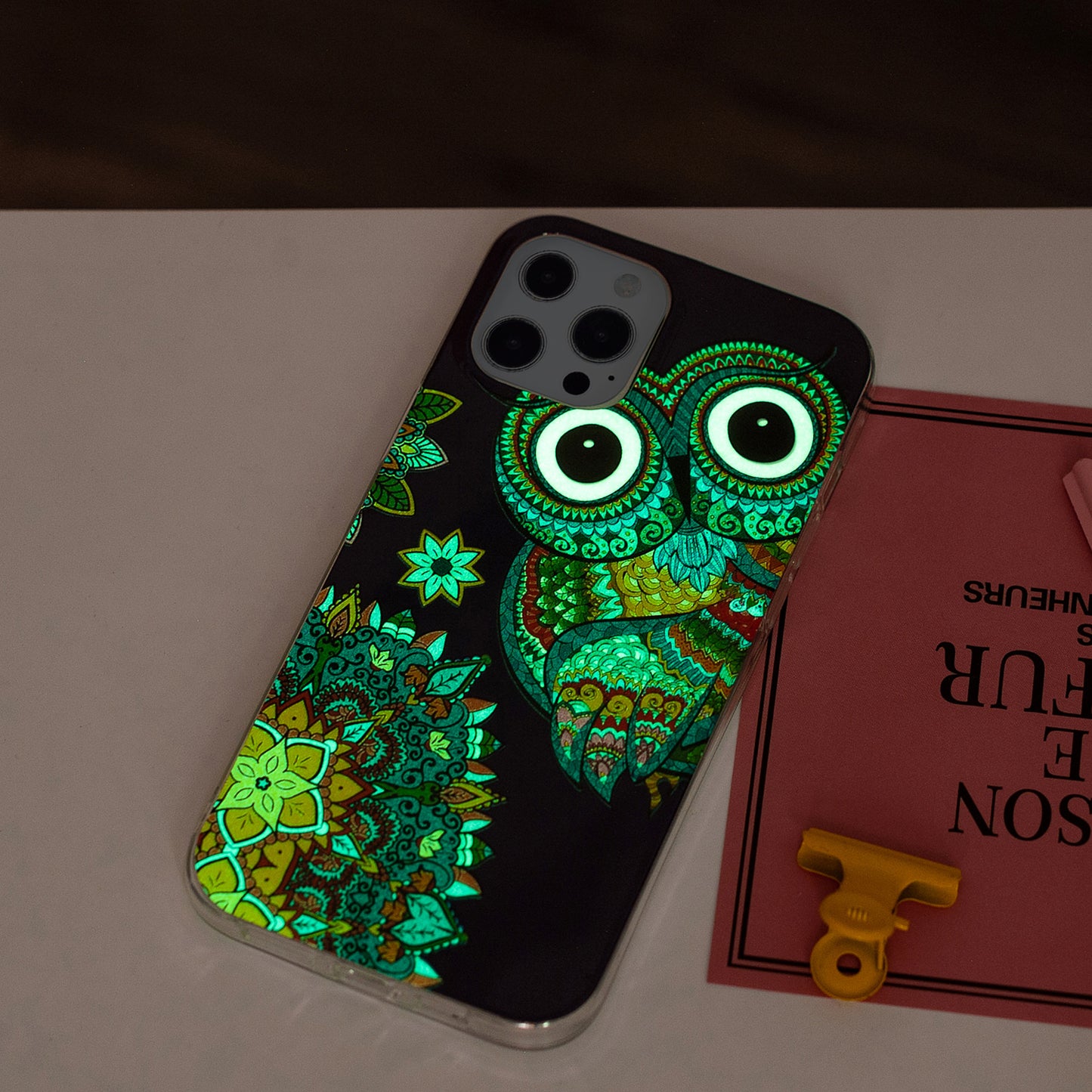 Glow in The Dark Luminous Soft TPU Thin Cover Shockproof Protective Phone Cases for Apple iPhone 13 Pro 6.1 inch