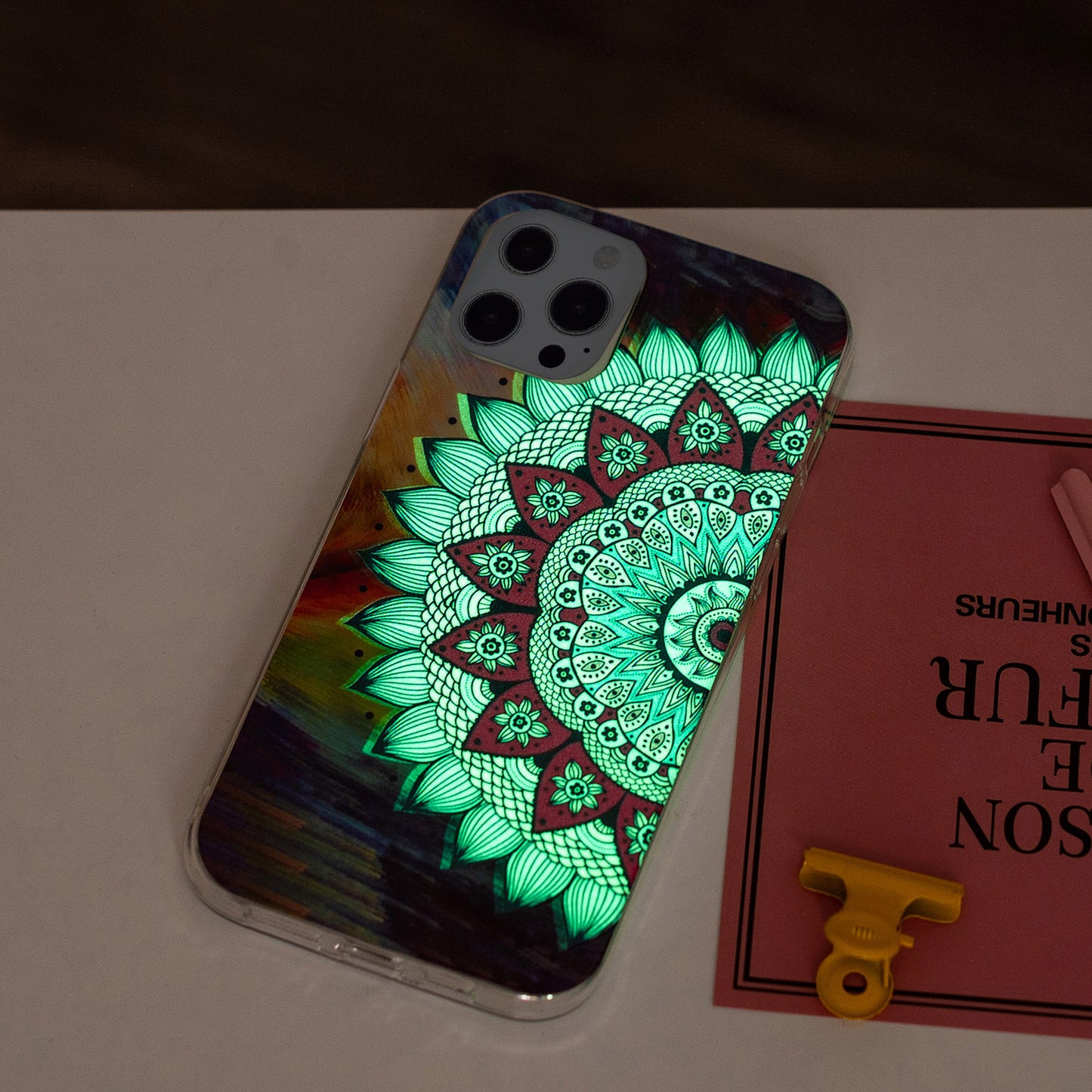 Glow in The Dark Luminous Soft TPU Thin Cover Shockproof Protective Phone Cases for Apple iPhone 13 Pro 6.1 inch