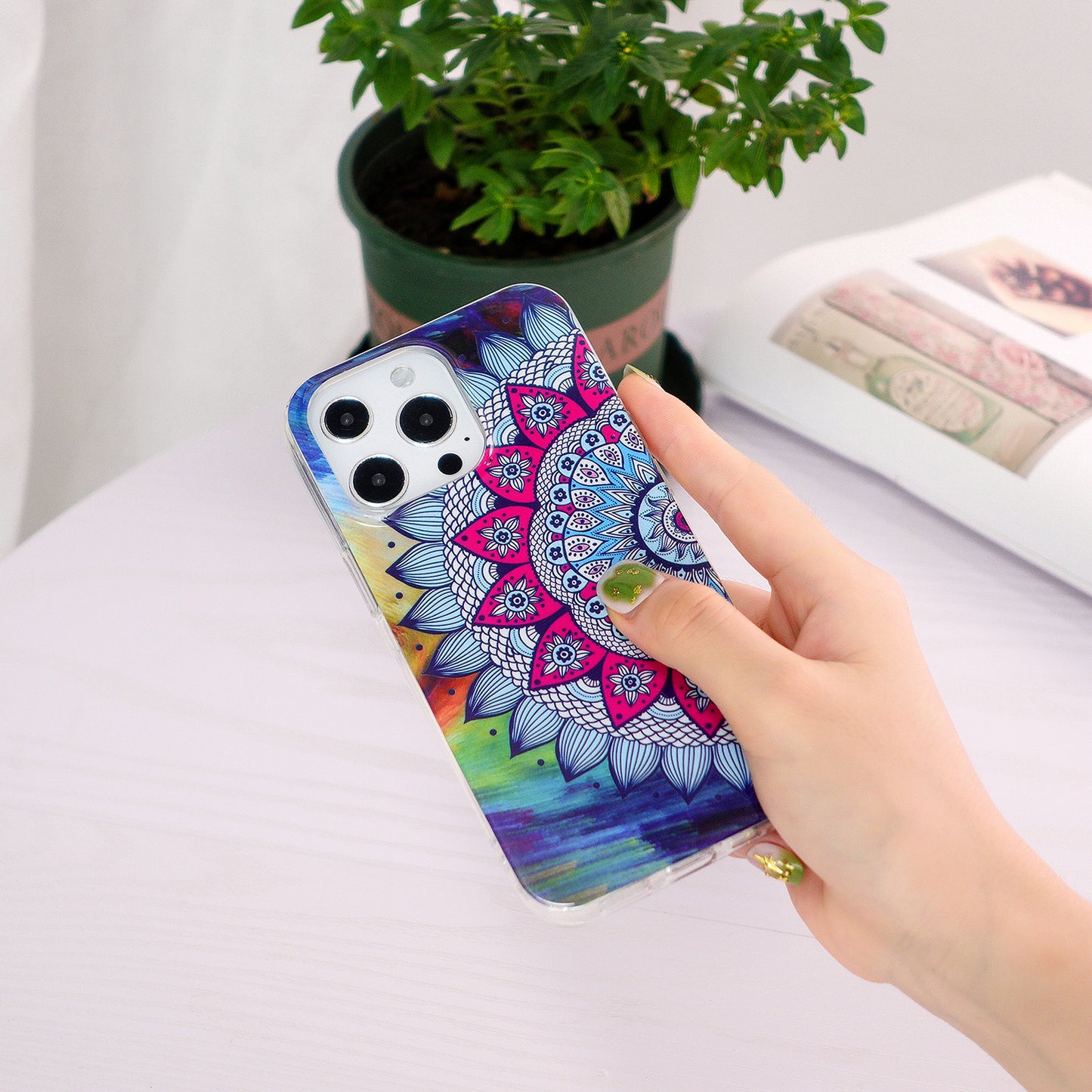 Glow in The Dark Luminous Soft TPU Thin Cover Shockproof Protective Phone Cases for Apple iPhone 13 Pro 6.1 inch
