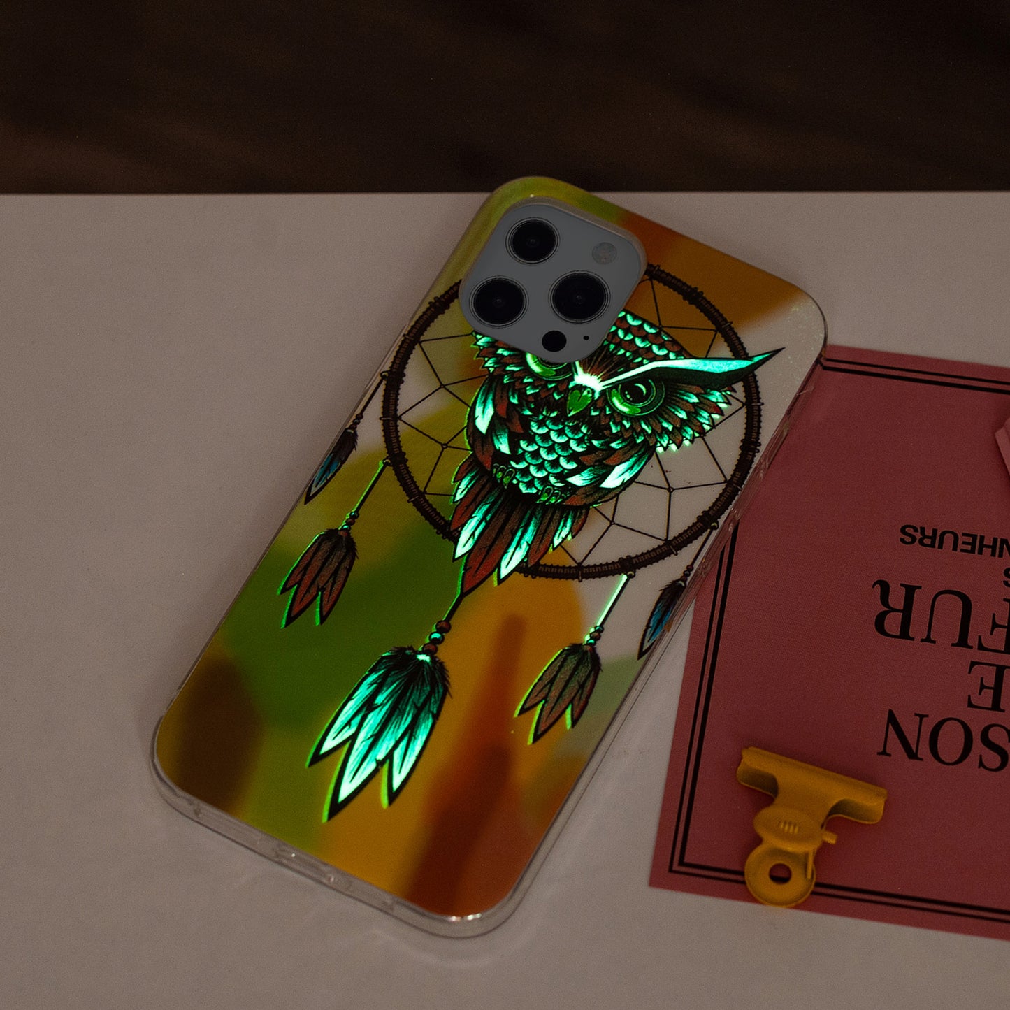 Glow in The Dark Luminous Soft TPU Thin Cover Shockproof Protective Phone Cases for Apple iPhone 13 Pro 6.1 inch