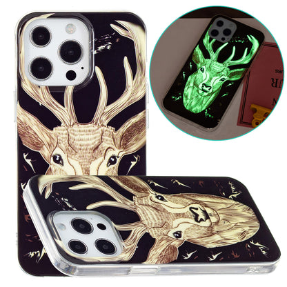 Glow in The Dark Luminous Soft TPU Thin Cover Shockproof Protective Phone Cases for Apple iPhone 13 Pro 6.1 inch