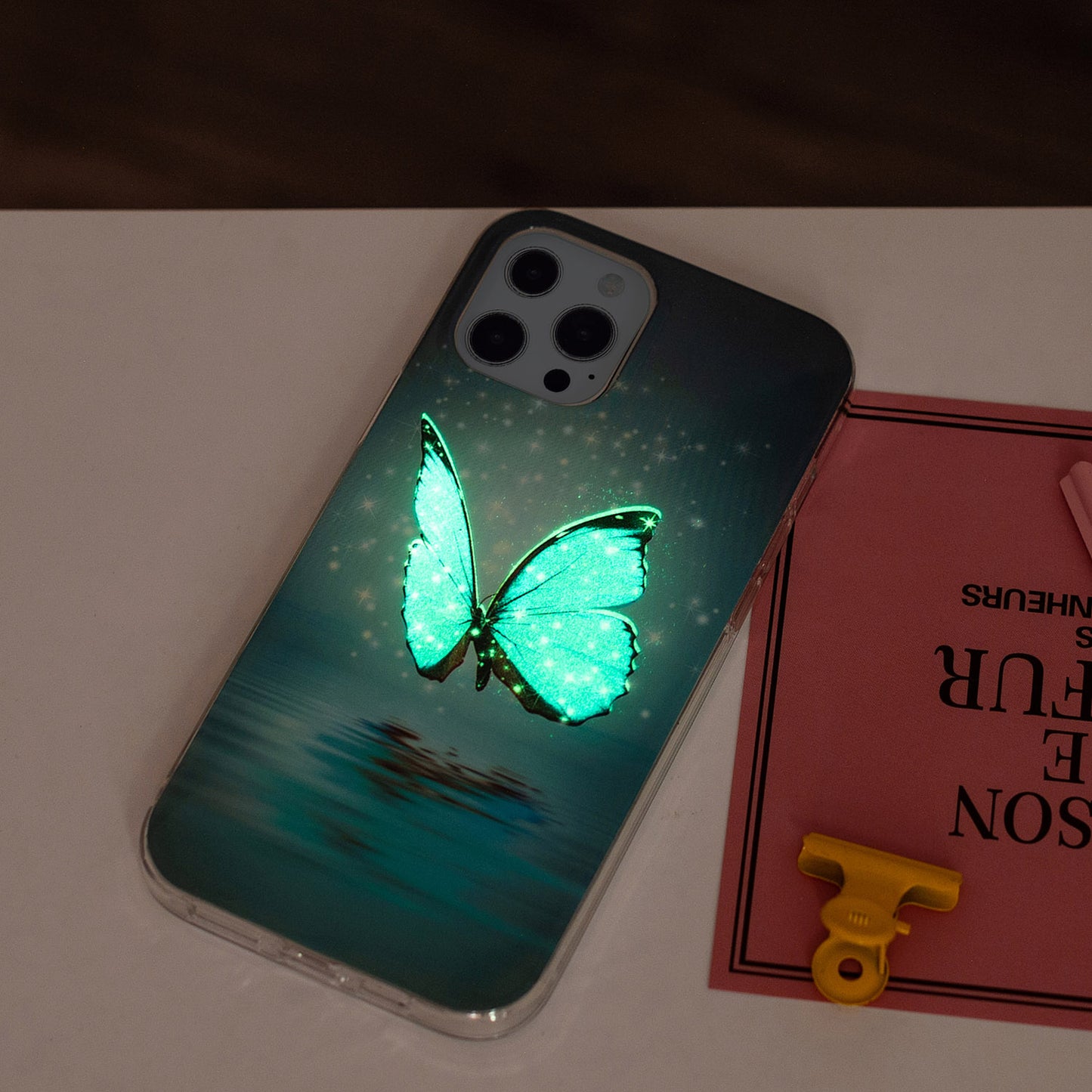 Glow in The Dark Luminous Soft TPU Thin Cover Shockproof Protective Phone Cases for Apple iPhone 13 Pro 6.1 inch