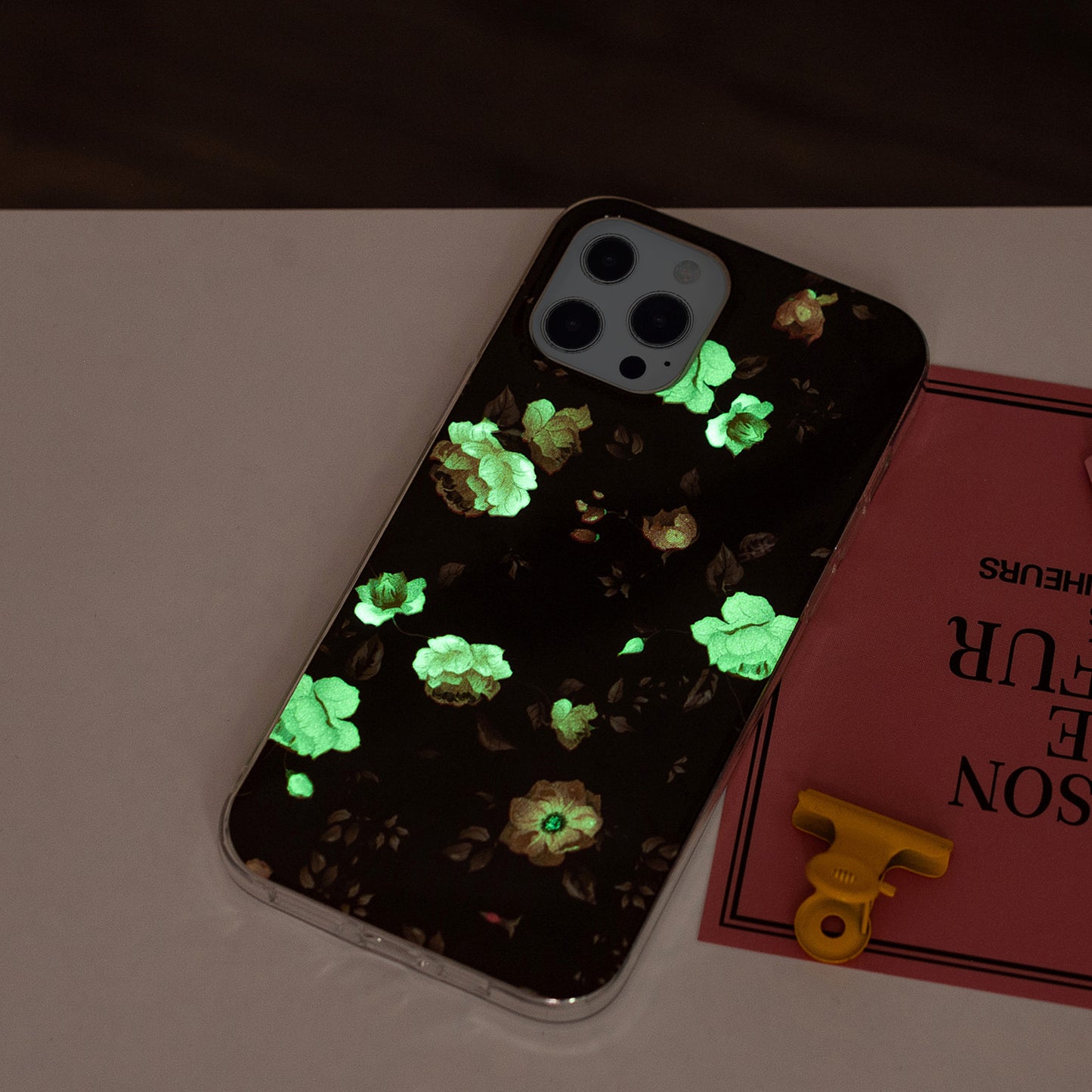 Glow in The Dark Luminous Soft TPU Thin Cover Shockproof Protective Phone Cases for Apple iPhone 13 Pro 6.1 inch