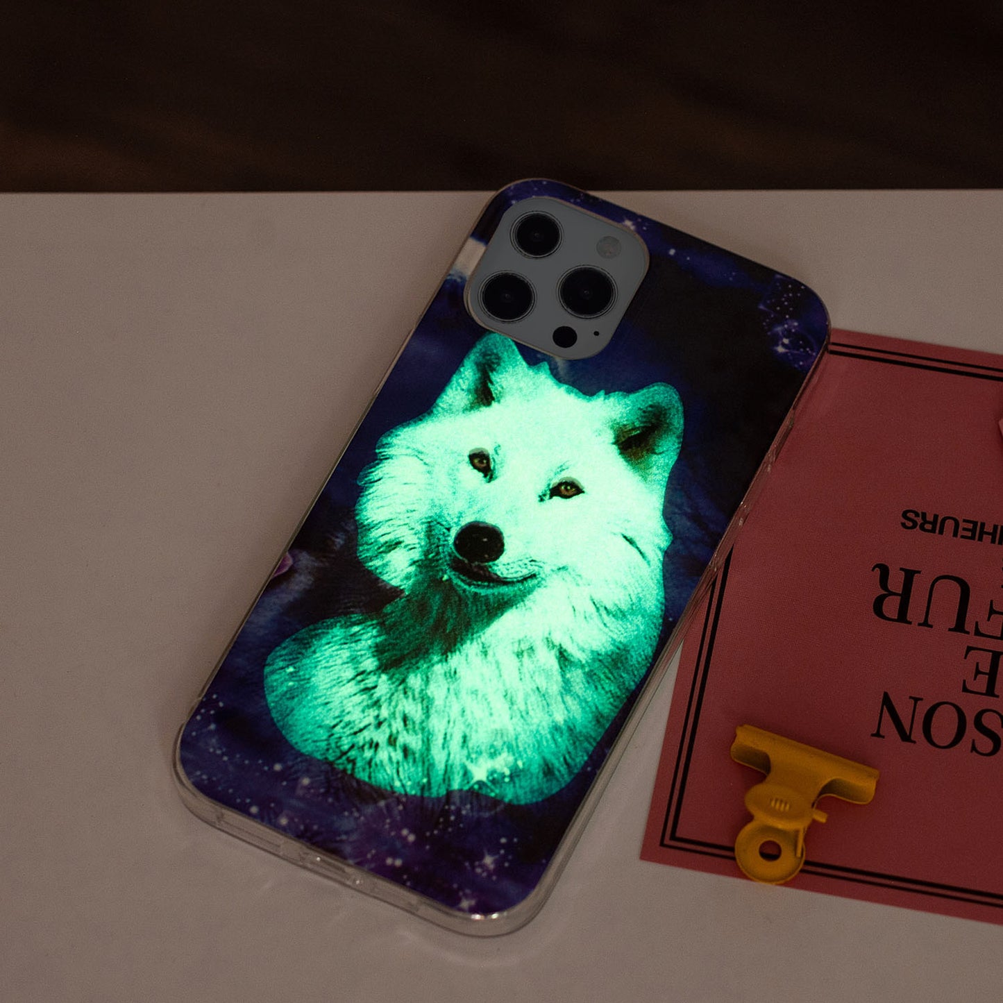 Glow in The Dark Luminous Soft TPU Thin Cover Shockproof Protective Phone Cases for Apple iPhone 13 Pro 6.1 inch