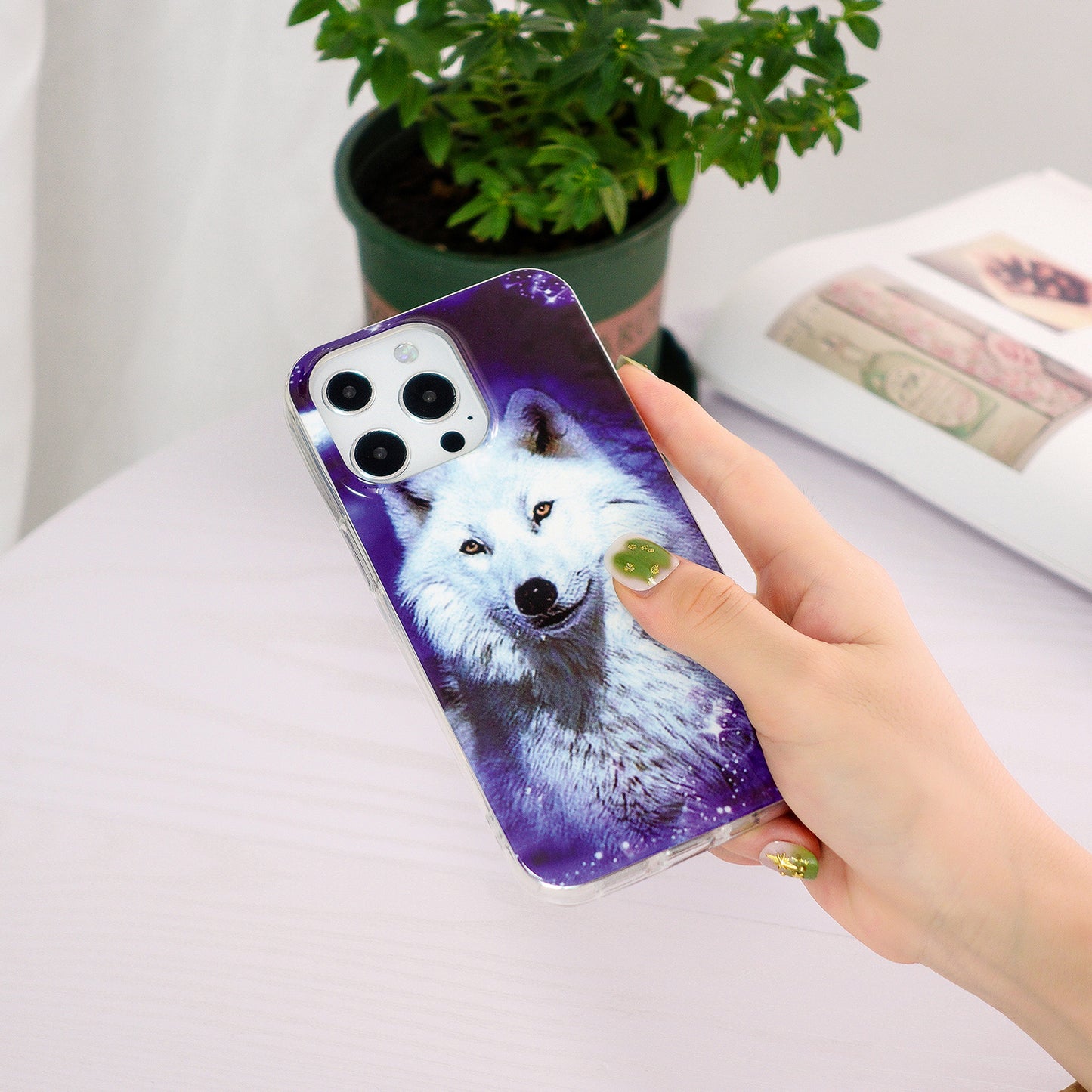 Glow in The Dark Luminous Soft TPU Thin Cover Shockproof Protective Phone Cases for Apple iPhone 13 Pro 6.1 inch