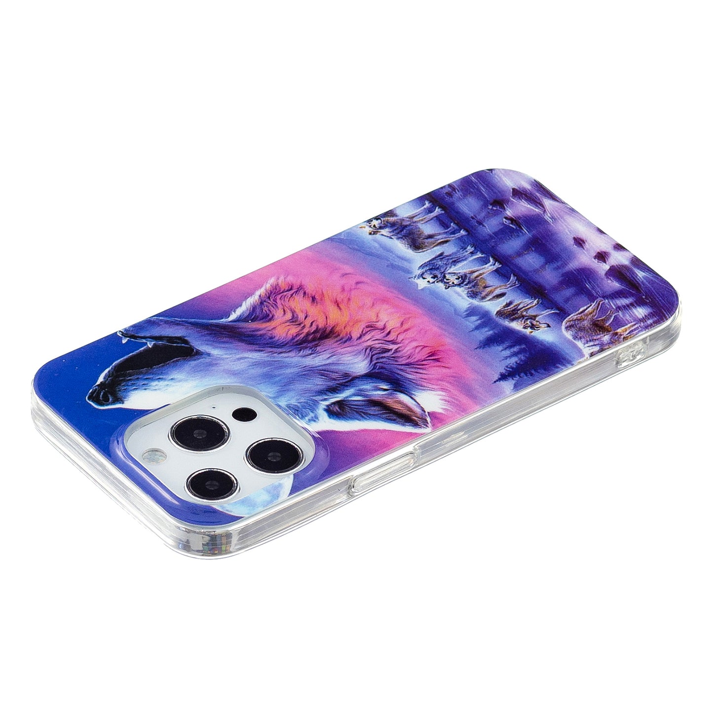 Glow in The Dark Luminous Soft TPU Thin Cover Shockproof Protective Phone Cases for Apple iPhone 13 Pro 6.1 inch