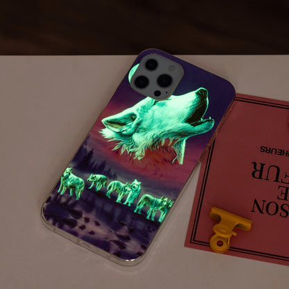 Glow in The Dark Luminous Soft TPU Thin Cover Shockproof Protective Phone Cases for Apple iPhone 13 Pro 6.1 inch