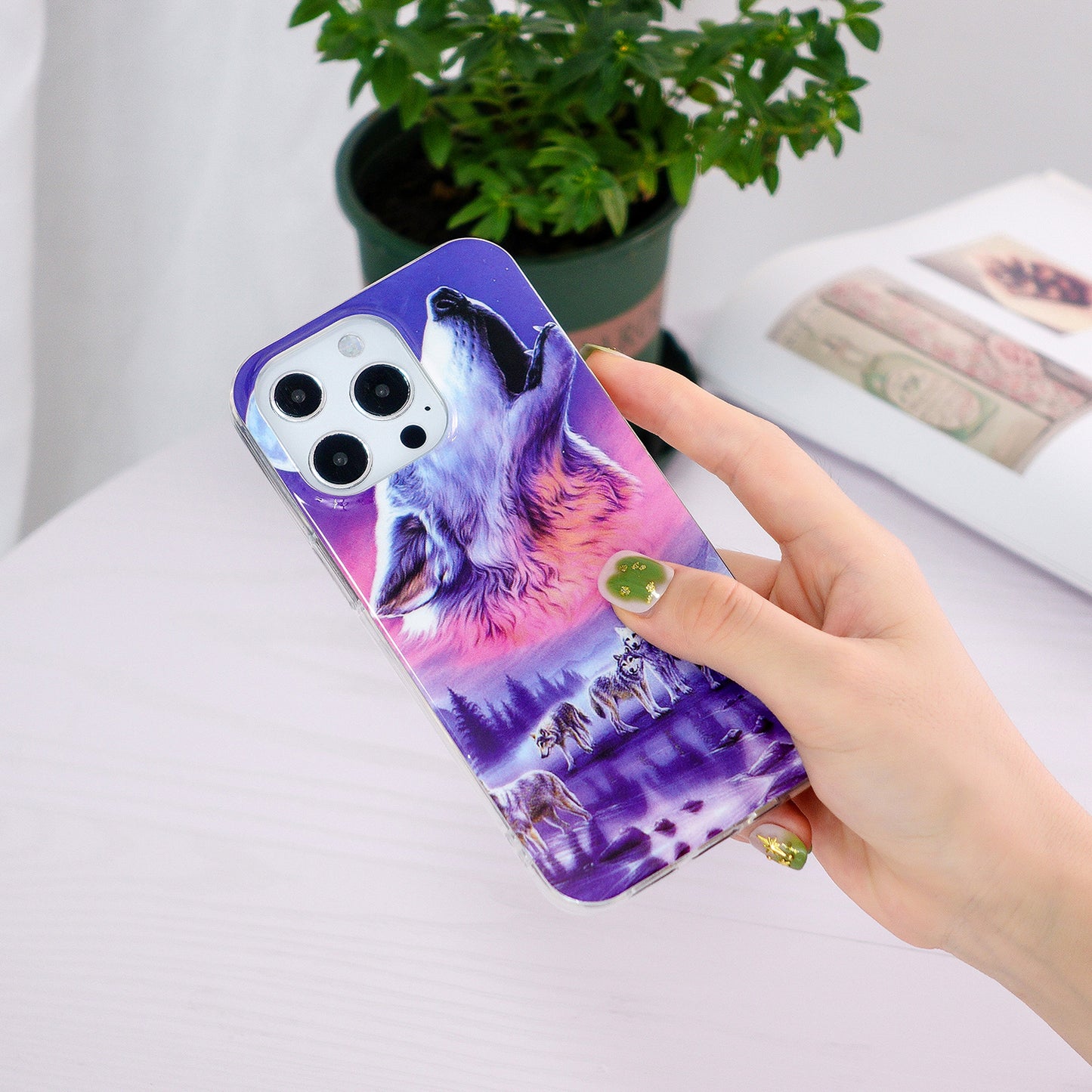 Glow in The Dark Luminous Soft TPU Thin Cover Shockproof Protective Phone Cases for Apple iPhone 13 Pro 6.1 inch