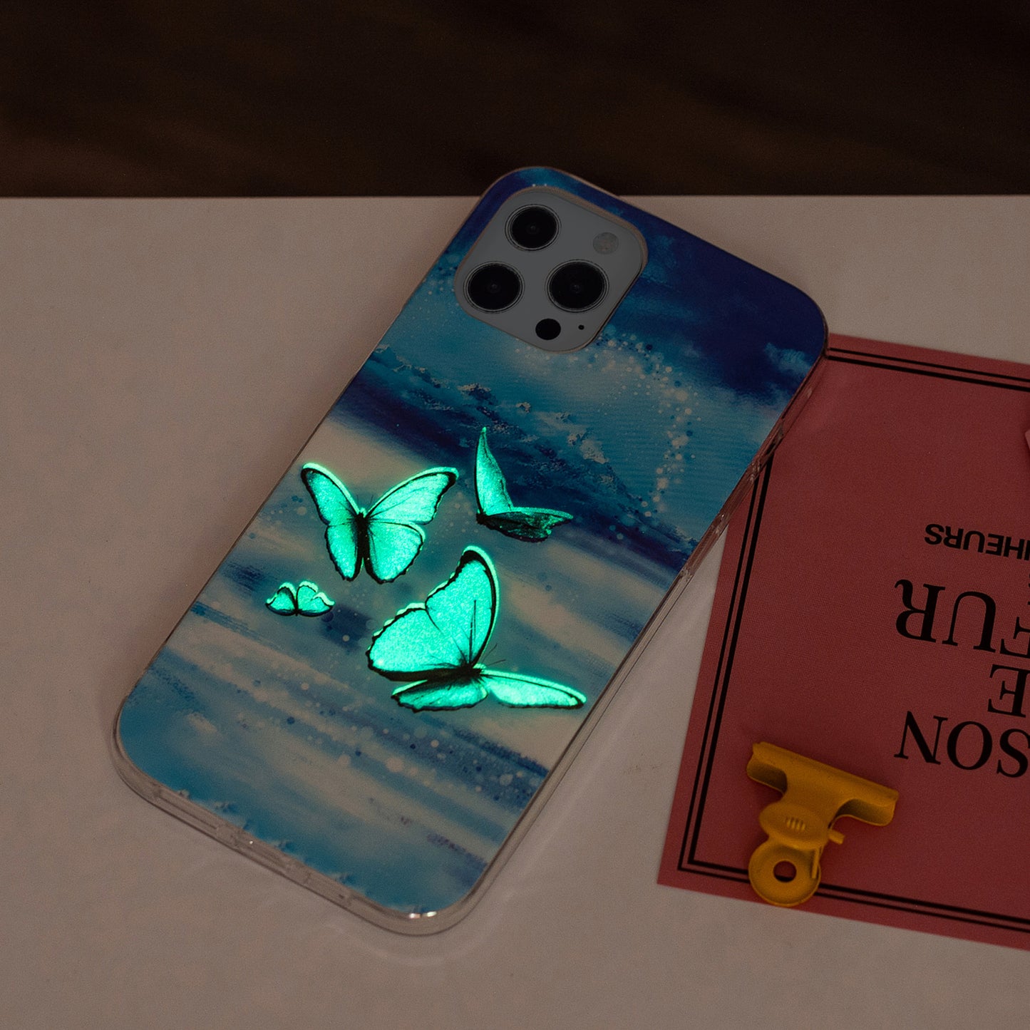 Glow in The Dark Luminous Soft TPU Thin Cover Shockproof Protective Phone Cases for Apple iPhone 13 Pro 6.1 inch