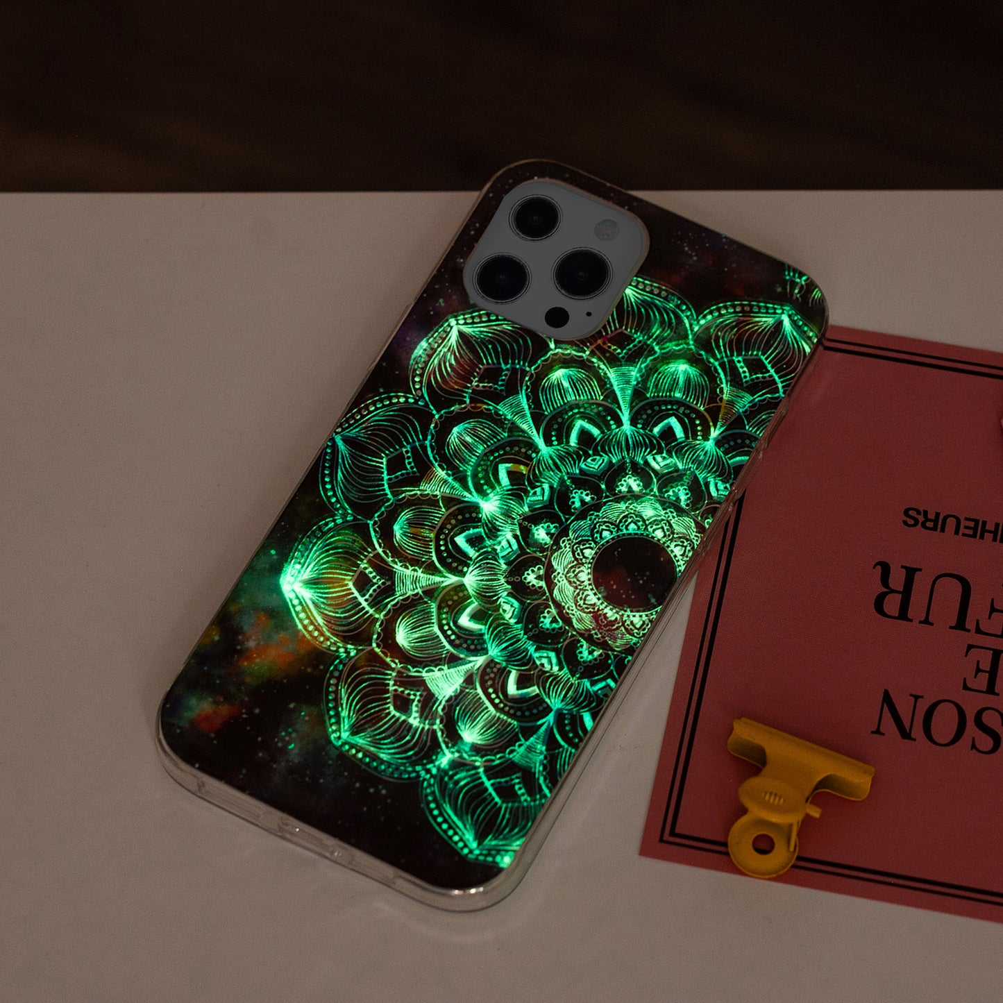 Glow in The Dark Luminous Soft TPU Thin Cover Shockproof Protective Phone Cases for Apple iPhone 13 Pro 6.1 inch