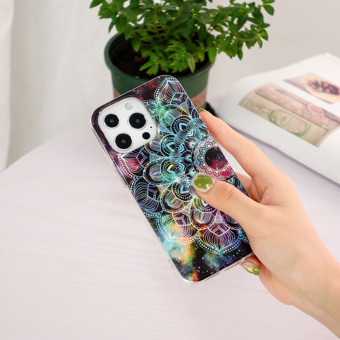 Glow in The Dark Luminous Soft TPU Thin Cover Shockproof Protective Phone Cases for Apple iPhone 13 Pro 6.1 inch