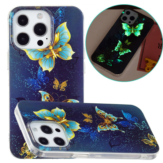 Glow in The Dark Luminous Soft TPU Thin Cover Shockproof Protective Phone Cases for Apple iPhone 13 Pro 6.1 inch