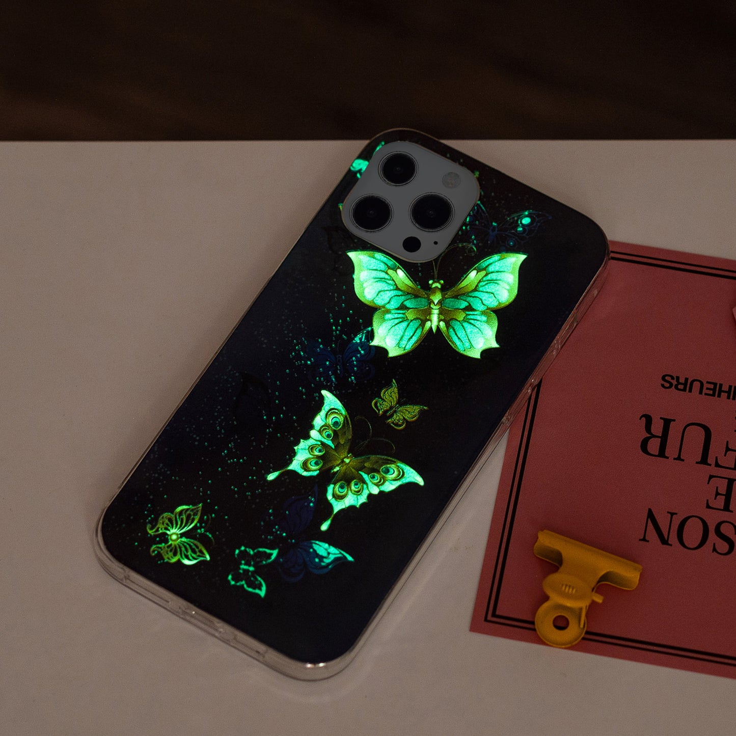 Glow in The Dark Luminous Soft TPU Thin Cover Shockproof Protective Phone Cases for Apple iPhone 13 Pro 6.1 inch