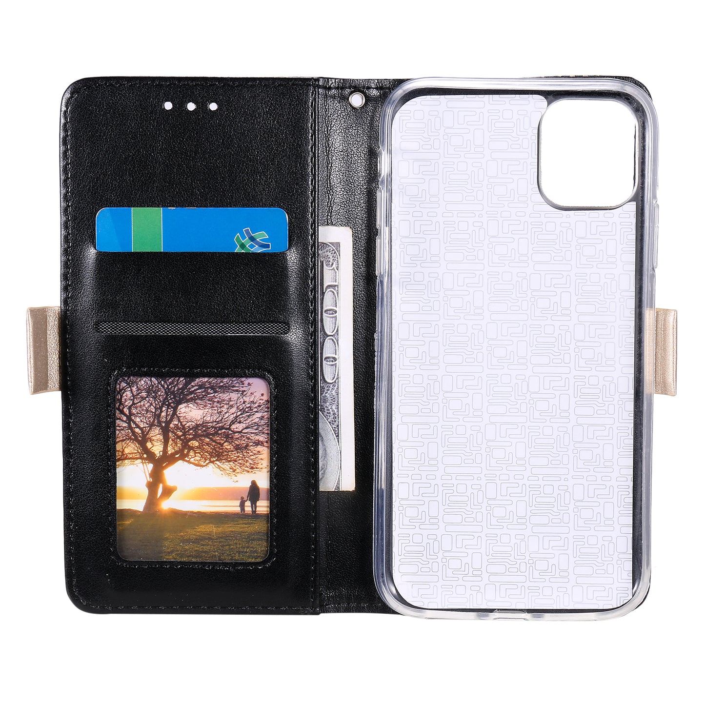 Anti-scratch Zipper Design Lace Flower Leather Case Cover with Wallet for iPhone 13 Pro 6.1 inch