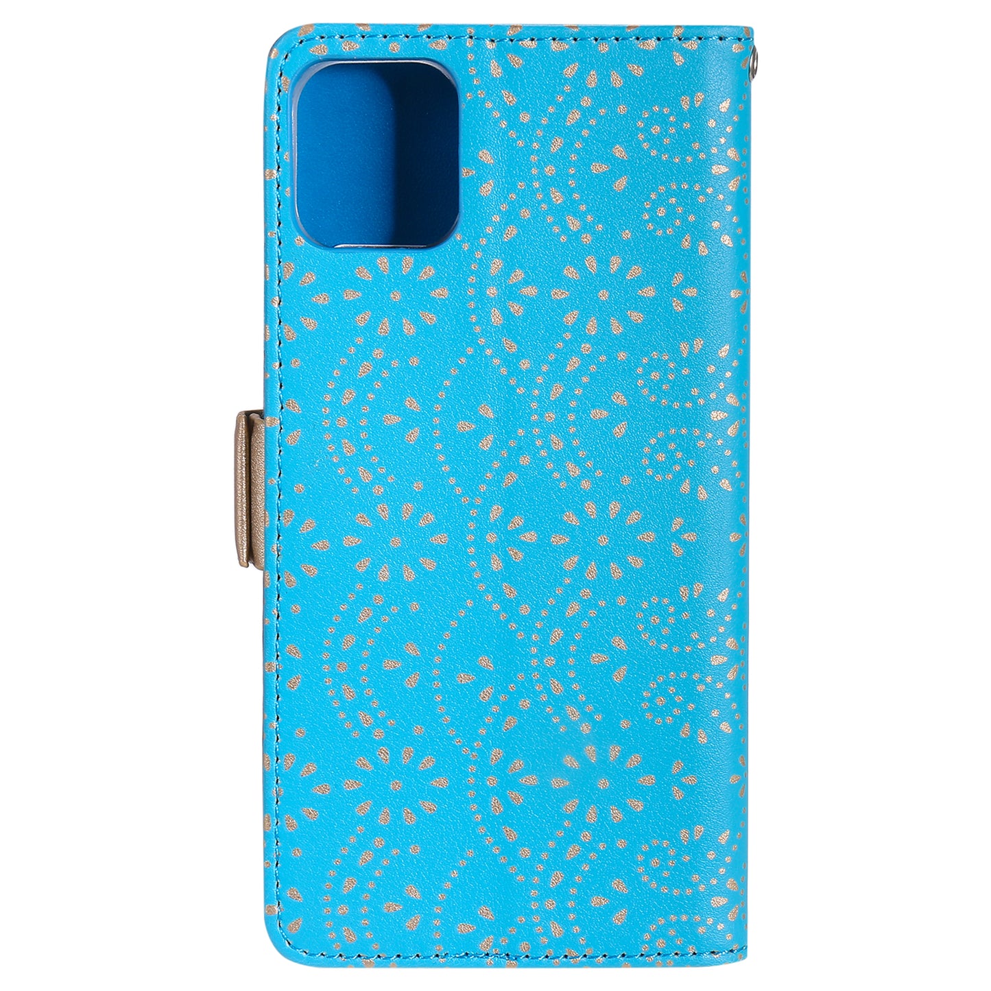 Anti-scratch Zipper Design Lace Flower Leather Case Cover with Wallet for iPhone 13 Pro 6.1 inch