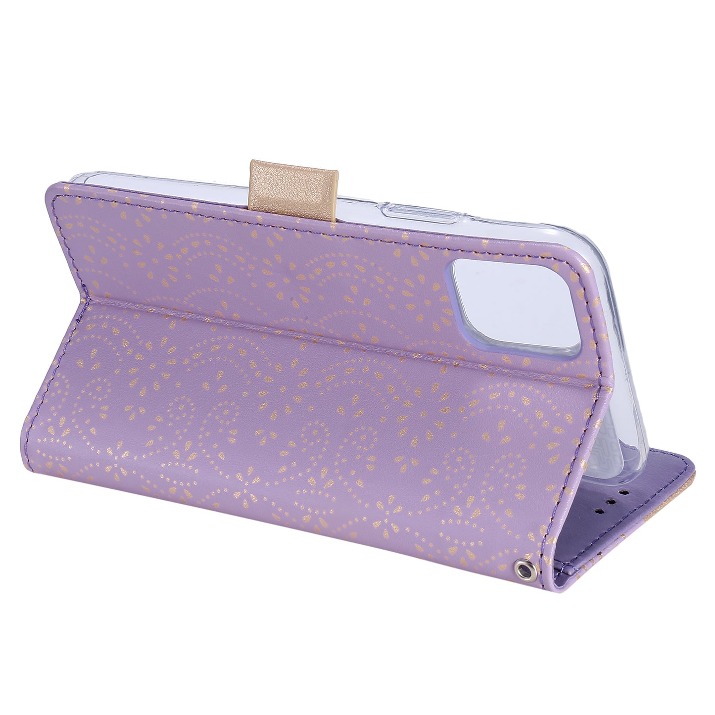 Anti-scratch Zipper Design Lace Flower Leather Case Cover with Wallet for iPhone 13 Pro 6.1 inch