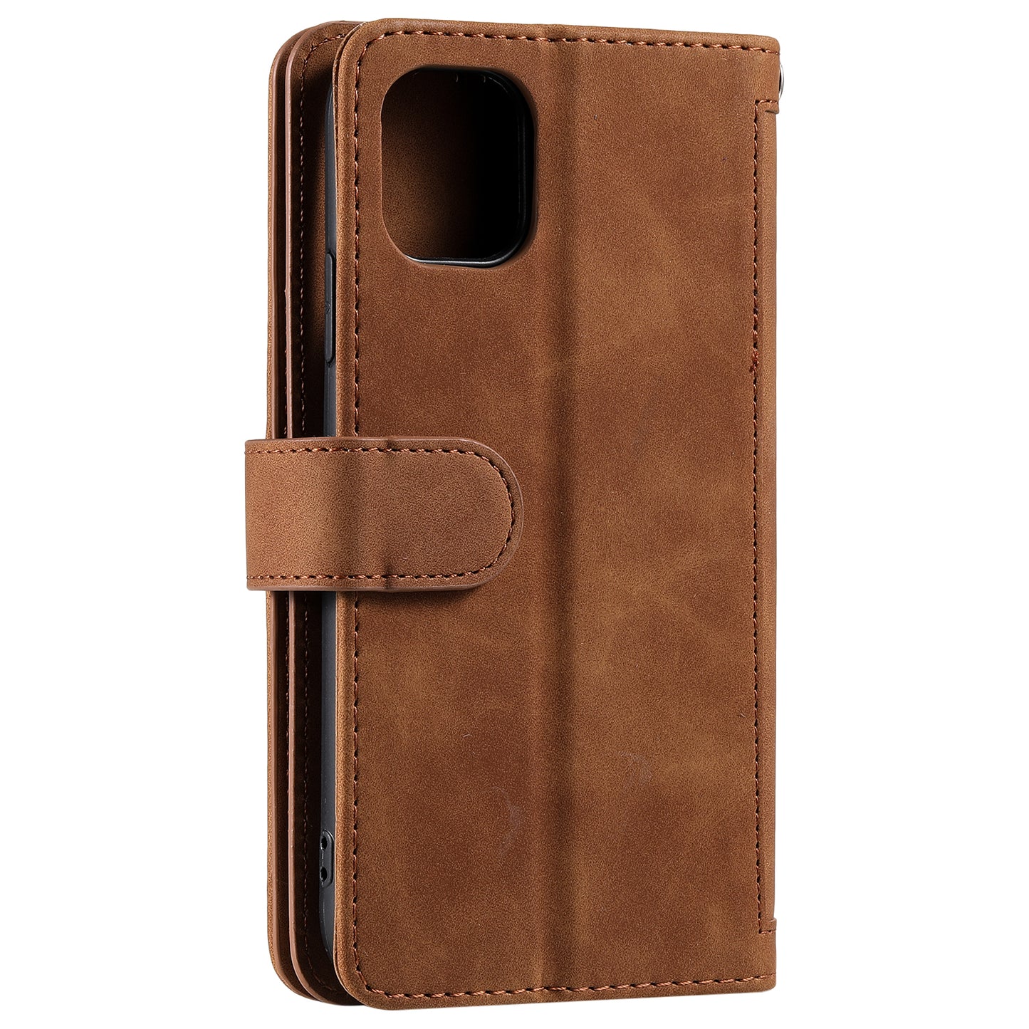 9 Card Slots Wallet Design Full Protection Phone Stand Case Cover for iPhone 13 Pro Max 6.7 inch