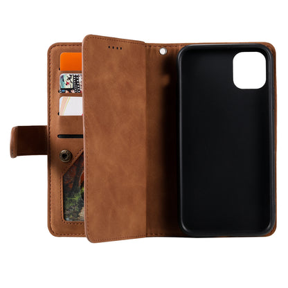 9 Card Slots Wallet Design Full Protection Phone Stand Case Cover for iPhone 13 Pro Max 6.7 inch